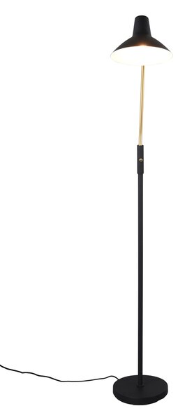 Φωτιστικό Επιδαπέδιο Trio Lighting TRAVELLER 463400180 Μαύρο Ματ (Black Mat) και Χρυσό Χρώμα (Gold Coloured)