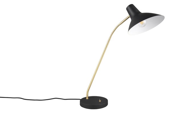 Φωτιστικό Επιτραπέζιο Trio Lighting TRAVELLER 563400180 Μαύρο Ματ (Black Mat) και Χρυσό Χρώμα (Gold Coloured)