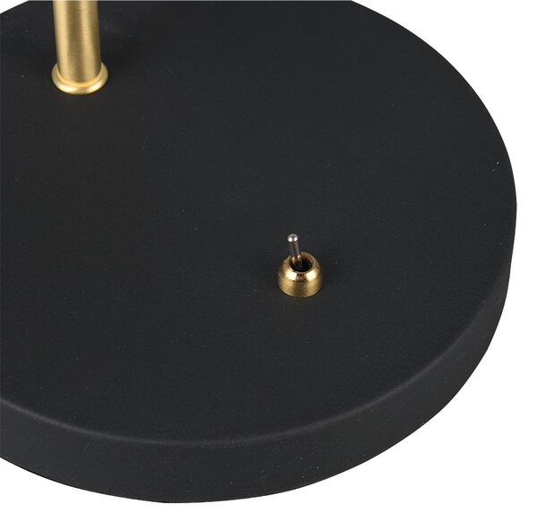 Φωτιστικό Επιτραπέζιο Trio Lighting TRAVELLER 563400180 Μαύρο Ματ (Black Mat) και Χρυσό Χρώμα (Gold Coloured)