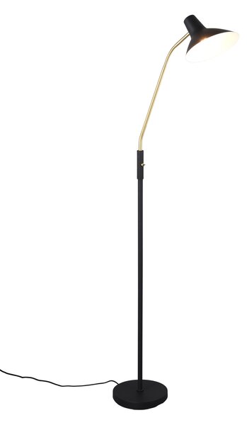 Φωτιστικό Επιδαπέδιο Trio Lighting TRAVELLER 463400180 Μαύρο Ματ (Black Mat) και Χρυσό Χρώμα (Gold Coloured)