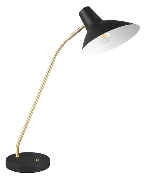 Φωτιστικό Επιτραπέζιο Trio Lighting TRAVELLER 563400180 Μαύρο Ματ (Black Mat) και Χρυσό Χρώμα (Gold Coloured)