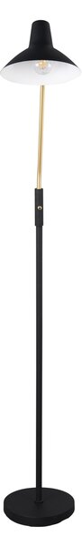 Φωτιστικό Επιδαπέδιο Trio Lighting TRAVELLER 463400180 Μαύρο Ματ (Black Mat) και Χρυσό Χρώμα (Gold Coloured)