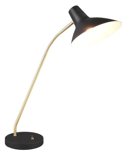Φωτιστικό Επιτραπέζιο Trio Lighting TRAVELLER 563400180 Μαύρο Ματ (Black Mat) και Χρυσό Χρώμα (Gold Coloured)
