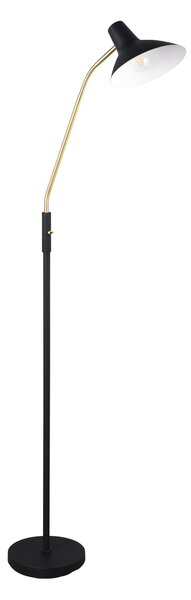Φωτιστικό Επιδαπέδιο Trio Lighting TRAVELLER 463400180 Μαύρο Ματ (Black Mat) και Χρυσό Χρώμα (Gold Coloured)
