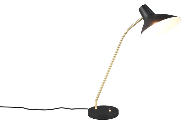 Φωτιστικό Επιτραπέζιο Trio Lighting TRAVELLER 563400180 Μαύρο Ματ (Black Mat) και Χρυσό Χρώμα (Gold Coloured)