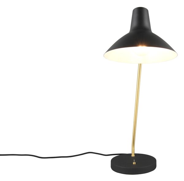 Φωτιστικό Επιτραπέζιο Trio Lighting TRAVELLER 563400180 Μαύρο Ματ (Black Mat) και Χρυσό Χρώμα (Gold Coloured)