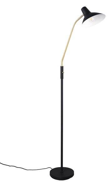 Φωτιστικό Επιδαπέδιο Trio Lighting TRAVELLER 463400180 Μαύρο Ματ (Black Mat) και Χρυσό Χρώμα (Gold Coloured)