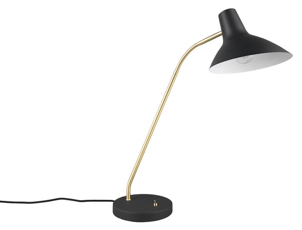Φωτιστικό Επιτραπέζιο Trio Lighting TRAVELLER 563400180 Μαύρο Ματ (Black Mat) και Χρυσό Χρώμα (Gold Coloured)