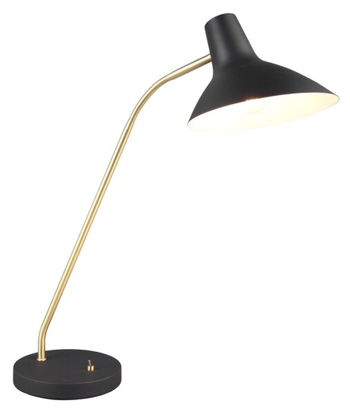 Φωτιστικό Επιτραπέζιο Trio Lighting TRAVELLER 563400180 Μαύρο Ματ (Black Mat) και Χρυσό Χρώμα (Gold Coloured)