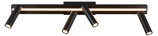 Φωτιστικό Οροφής Trio Lighting ZENO 648310532 Μαύρο Ματ (Black Mat) 2700 - 6500K