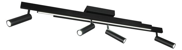 Φωτιστικό Οροφής Trio Lighting ZENO 648310532 Μαύρο Ματ (Black Mat) 2700 - 6500K