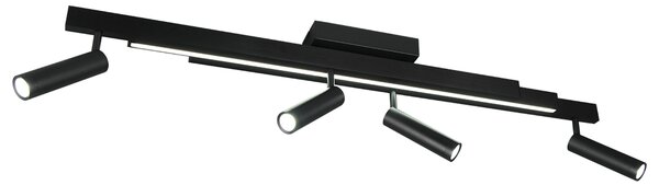 Φωτιστικό Οροφής Trio Lighting ZENO 648310532 Μαύρο Ματ (Black Mat) 2700 - 6500K