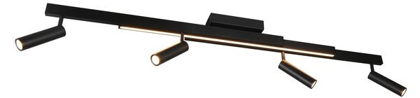 Φωτιστικό Οροφής Trio Lighting ZENO 648310532 Μαύρο Ματ (Black Mat) 2700 - 6500K