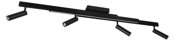 Φωτιστικό Οροφής Trio Lighting ZENO 648310532 Μαύρο Ματ (Black Mat) 2700 - 6500K