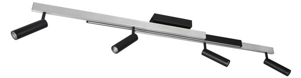 Φωτιστικό Οροφής Trio Lighting ZENO 648310505 Βουρτσιστό Αλουμίνιο (Brushed Aluminium) 2700 - 6500K