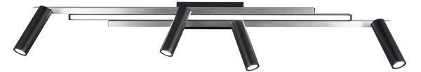 Φωτιστικό Οροφής Trio Lighting ZENO 648310505 Βουρτσιστό Αλουμίνιο (Brushed Aluminium) 2700 - 6500K