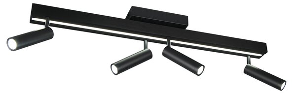 Φωτιστικό Οροφής Trio Lighting ZENO 648310532 Μαύρο Ματ (Black Mat) 2700 - 6500K