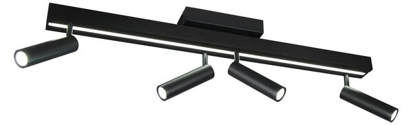 Φωτιστικό Οροφής Trio Lighting ZENO 648310532 Μαύρο Ματ (Black Mat) 2700 - 6500K