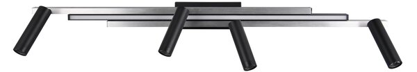 Φωτιστικό Οροφής Trio Lighting ZENO 648310505 Βουρτσιστό Αλουμίνιο (Brushed Aluminium) 2700 - 6500K