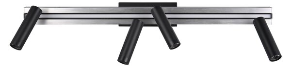 Φωτιστικό Οροφής Trio Lighting ZENO 648310505 Βουρτσιστό Αλουμίνιο (Brushed Aluminium) 2700 - 6500K