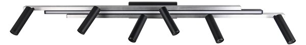 Φωτιστικό Οροφής Trio Lighting ZENO 648310705 Βουρτσιστό Αλουμίνιο (Brushed Aluminium) 2700 - 6500K