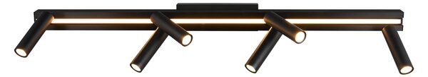 Φωτιστικό Οροφής Trio Lighting ZENO 648310732 Μαύρο Ματ (Black Mat) 2700 - 6500K