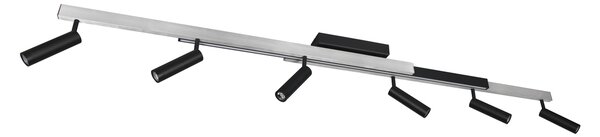 Φωτιστικό Οροφής Trio Lighting ZENO 648310705 Βουρτσιστό Αλουμίνιο (Brushed Aluminium) 2700 - 6500K