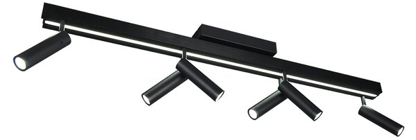 Φωτιστικό Οροφής Trio Lighting ZENO 648310732 Μαύρο Ματ (Black Mat) 2700 - 6500K