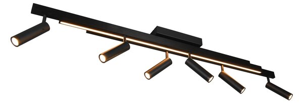Φωτιστικό Οροφής Trio Lighting ZENO 648310732 Μαύρο Ματ (Black Mat) 2700 - 6500K