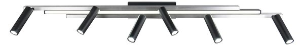 Φωτιστικό Οροφής Trio Lighting ZENO 648310705 Βουρτσιστό Αλουμίνιο (Brushed Aluminium) 2700 - 6500K