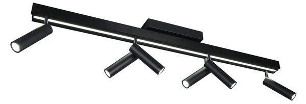 Φωτιστικό Οροφής Trio Lighting ZENO 648310732 Μαύρο Ματ (Black Mat) 2700 - 6500K