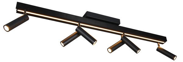 Φωτιστικό Οροφής Trio Lighting ZENO 648310732 Μαύρο Ματ (Black Mat) 2700 - 6500K