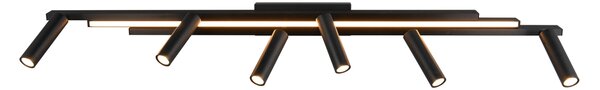 Φωτιστικό Οροφής Trio Lighting ZENO 648310732 Μαύρο Ματ (Black Mat) 2700 - 6500K