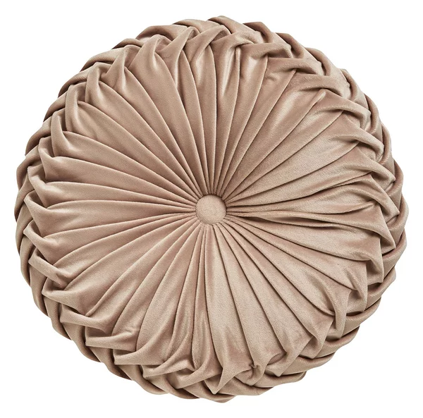 Διακοσμητικό Μαξιλάρι Βελουτέ (Φ40) Das Home Cushions 0244 Beige