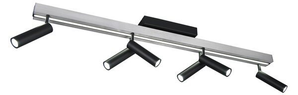 Φωτιστικό Οροφής Trio Lighting ZENO 648310705 Βουρτσιστό Αλουμίνιο (Brushed Aluminium) 2700 - 6500K
