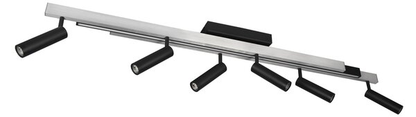 Φωτιστικό Οροφής Trio Lighting ZENO 648310705 Βουρτσιστό Αλουμίνιο (Brushed Aluminium) 2700 - 6500K