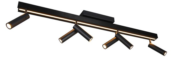 Φωτιστικό Οροφής Trio Lighting ZENO 648310732 Μαύρο Ματ (Black Mat) 2700 - 6500K