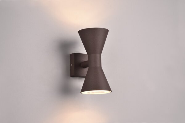 Φωτιστικό Επίτοιχο Trio Lighting ARDAS 212560224 Σκουριά Χαλκού (Rusty)