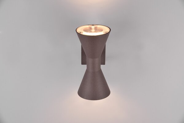 Φωτιστικό Επίτοιχο Trio Lighting ARDAS 212560224 Σκουριά Χαλκού (Rusty)