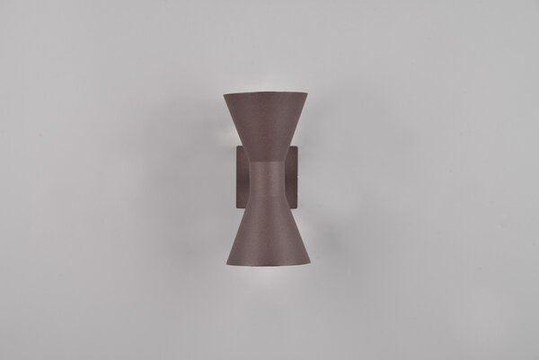 Φωτιστικό Επίτοιχο Trio Lighting ARDAS 212560224 Σκουριά Χαλκού (Rusty)