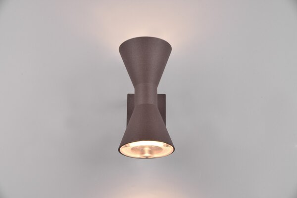 Φωτιστικό Επίτοιχο Trio Lighting ARDAS 212560224 Σκουριά Χαλκού (Rusty)