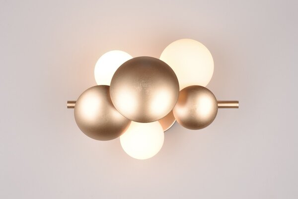 Φωτιστικό Επίτοιχο Trio Lighting BUBBLE 217400379 Χρυσό Χρώμα (Gold Coloured)