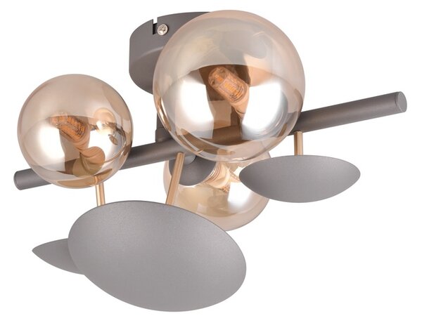 Φωτιστικό Επίτοιχο Trio Lighting BUBBLE 217400342 Ανθρακί (Anthracite)