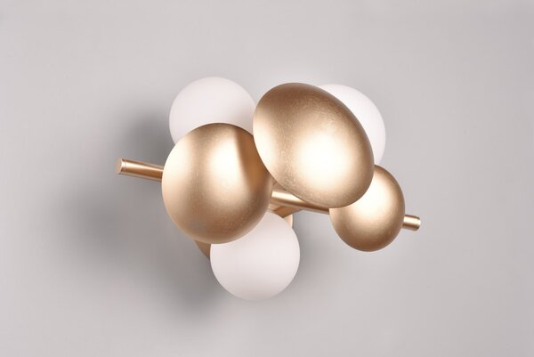 Φωτιστικό Επίτοιχο Trio Lighting BUBBLE 217400379 Χρυσό Χρώμα (Gold Coloured)