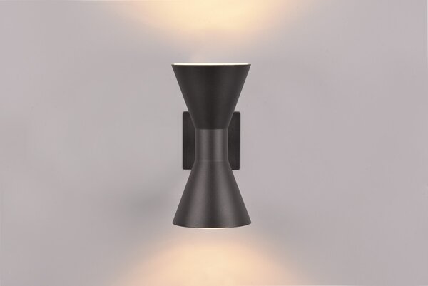 Φωτιστικό Επίτοιχο Trio Lighting ARDAS 212560232 Μαύρο Ματ (Black Mat)