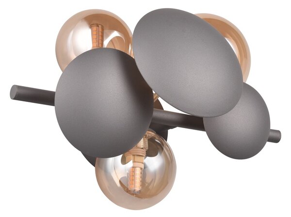 Φωτιστικό Επίτοιχο Trio Lighting BUBBLE 217400342 Ανθρακί (Anthracite)