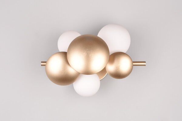Φωτιστικό Επίτοιχο Trio Lighting BUBBLE 217400379 Χρυσό Χρώμα (Gold Coloured)