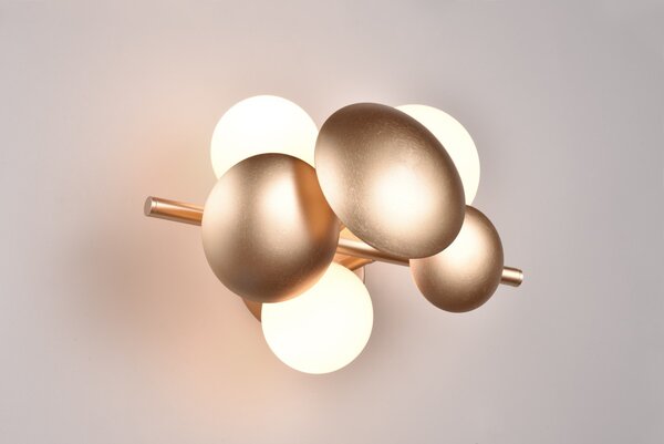 Φωτιστικό Επίτοιχο Trio Lighting BUBBLE 217400379 Χρυσό Χρώμα (Gold Coloured)