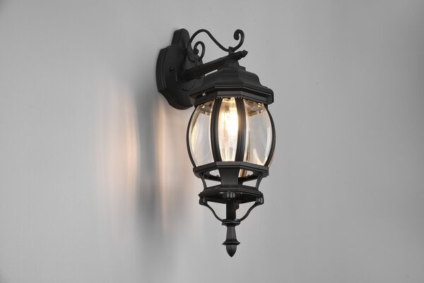 Φωτιστικό Επίτοιχο Trio Lighting ELVO 206960132 Μαύρο Ματ (Black Mat)
