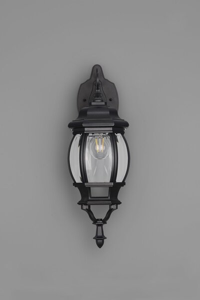 Φωτιστικό Επίτοιχο Trio Lighting ELVO 206960132 Μαύρο Ματ (Black Mat)